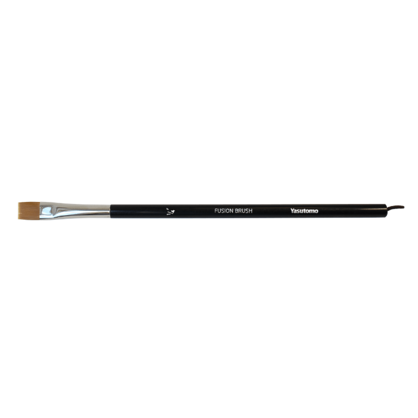 Yasutomo Fusion Brush Flat 1/4" - The Merri Artist - merriartist.com