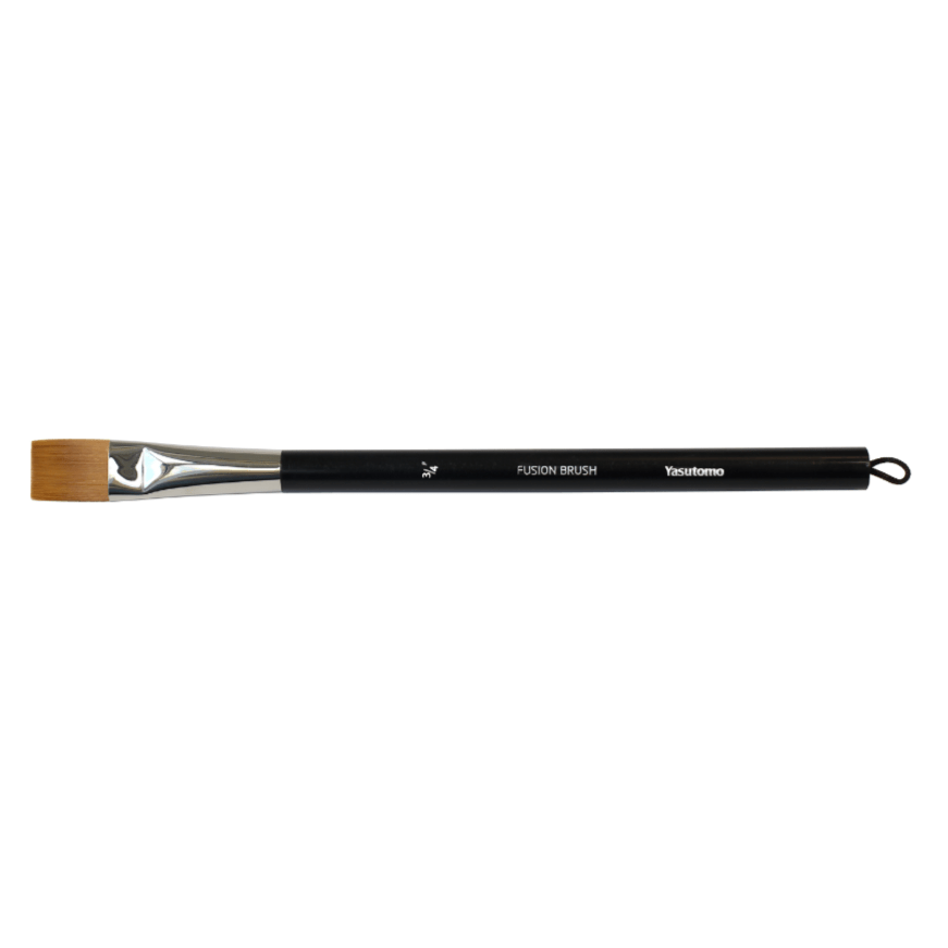 Yasutomo Fusion Brush Flat 3/4" - The Merri Artist - merriartist.com