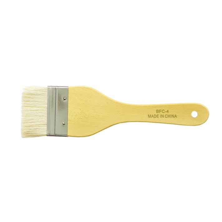 Yasutomo Hake Brush BFC4 with Metal Ferrule - Sheep Hair 2 1/2" wide - The Merri Artist - merriartist.com