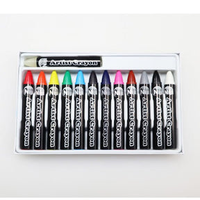 Yasutomo Niji Artist Crayon 12 Color Set (non - watersoluble) - The Merri Artist - merriartist.com