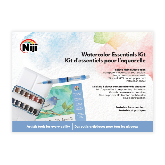 Yasutomo Niji Watercolor Essentials Kit - The Merri Artist - merriartist.com