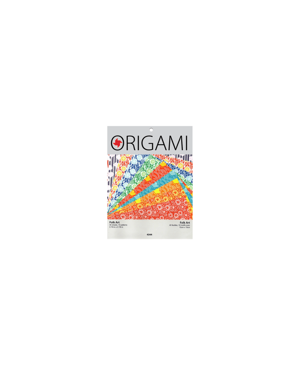Yasutomo Origami Folk Art 10 Patterns 40 Sheets - The Merri Artist - merriartist.com