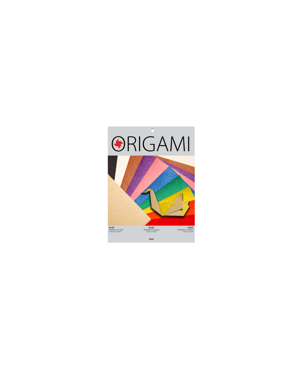 Yasutomo Origami Kraft Paper 10 Colors 50 Sheets - The Merri Artist - merriartist.com