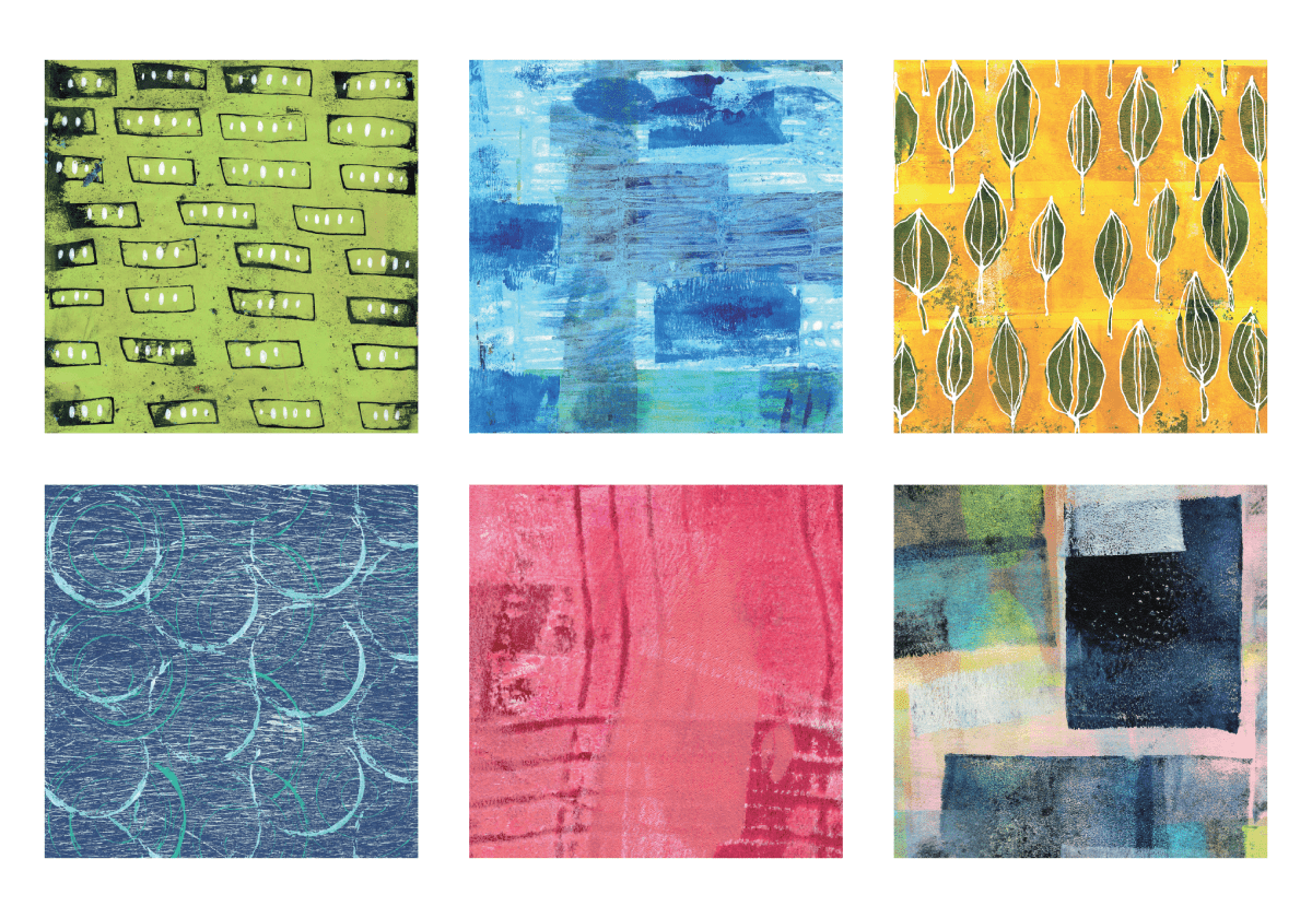 Yasutomo Origami Painted Paper Mishmash 6 Patterns 24 Sheets - The Merri Artist - merriartist.com