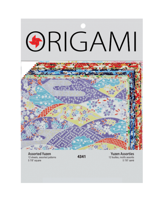 Yasutomo Origami Yuzen Asst Patterns 12 Sheets - The Merri Artist - merriartist.com