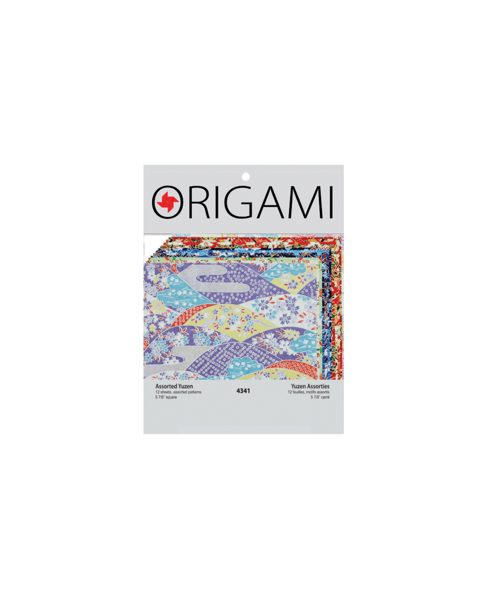Yasutomo Origami Yuzen Asst Patterns 12 Sheets - The Merri Artist - merriartist.com