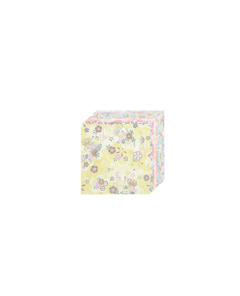 Yasutomo Origami Yuzen Pastel 10 Patterns 10 Sheets - The Merri Artist - merriartist.com