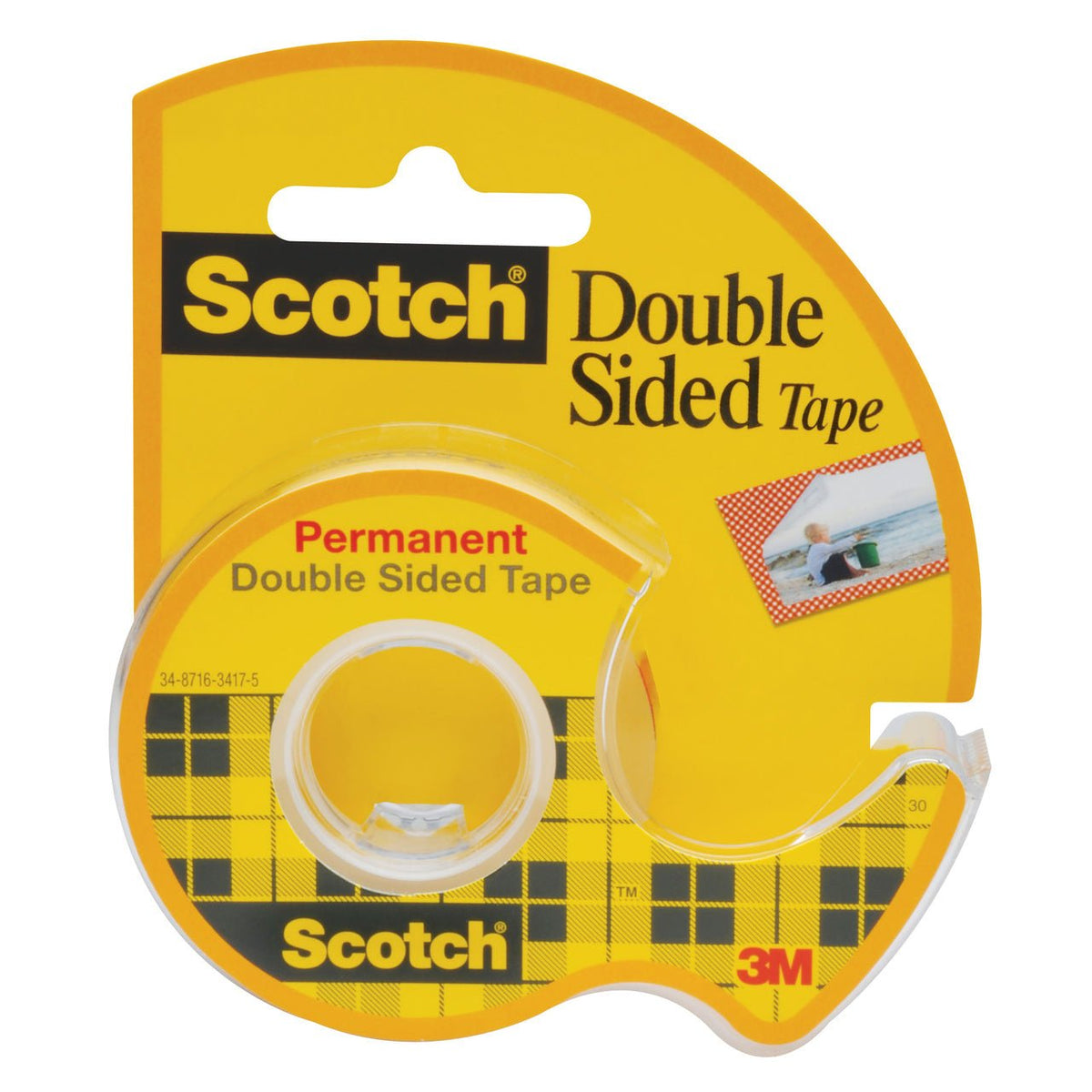 238 Scotch Removable Double Stick Tape 3/4x200
