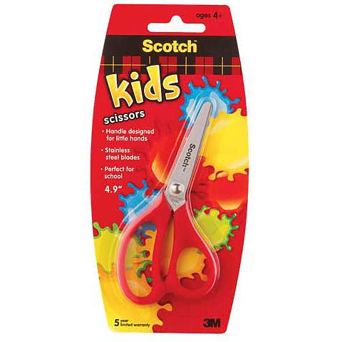 3M Scotch 4.9 inch Kids Scissors - merriartist.com