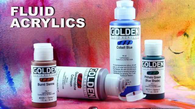 Golden Fluid Acrylic Alizarin Crimson Hue 16 oz
