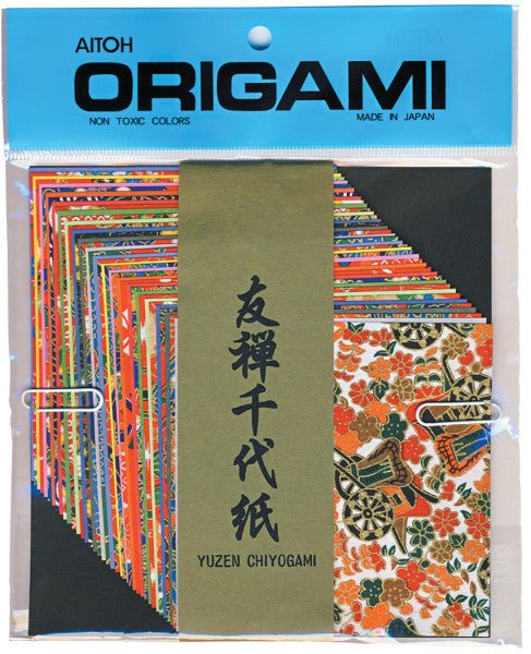 Aitoh Chiyogami Washi Paper - Yuzen Decorative - 4" - 40 Sheets - merriartist.com
