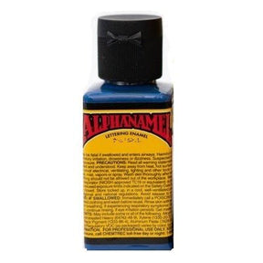 Alphanamel Lettering Enamel - 2.5 fl oz (147 ml) - Alpha Blue - merriartist.com