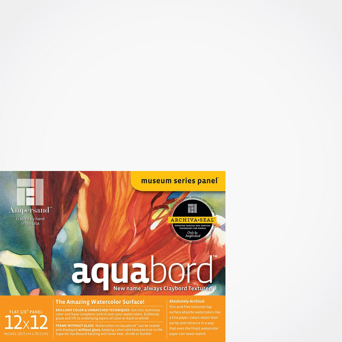 Ampersand Aquabord - 12X12 - merriartist.com