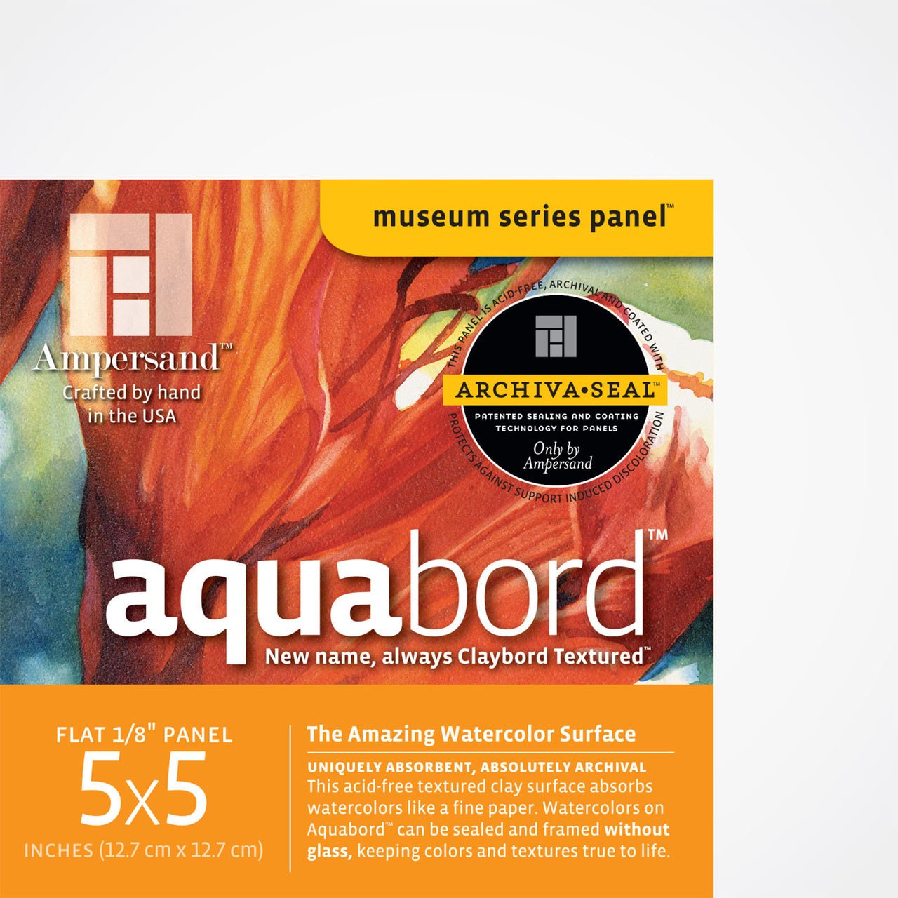 Ampersand Aquabord - 5X5 (4 pack) - merriartist.com