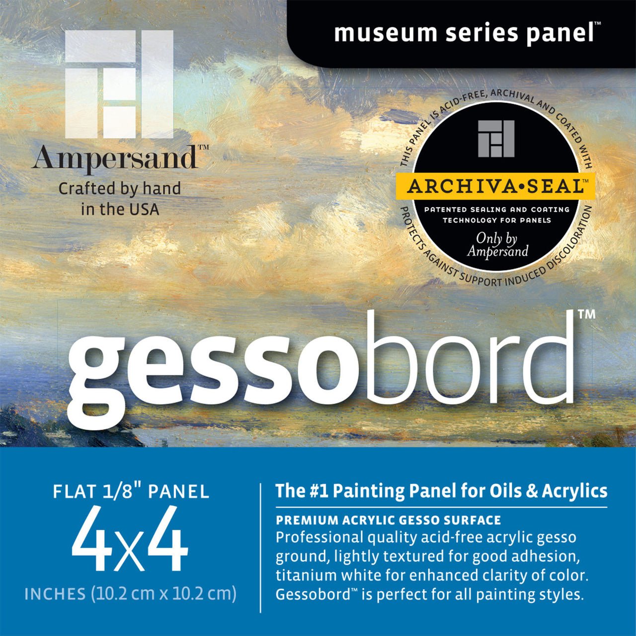 Ampersand Gessobord 4X4 (4 pack) - merriartist.com