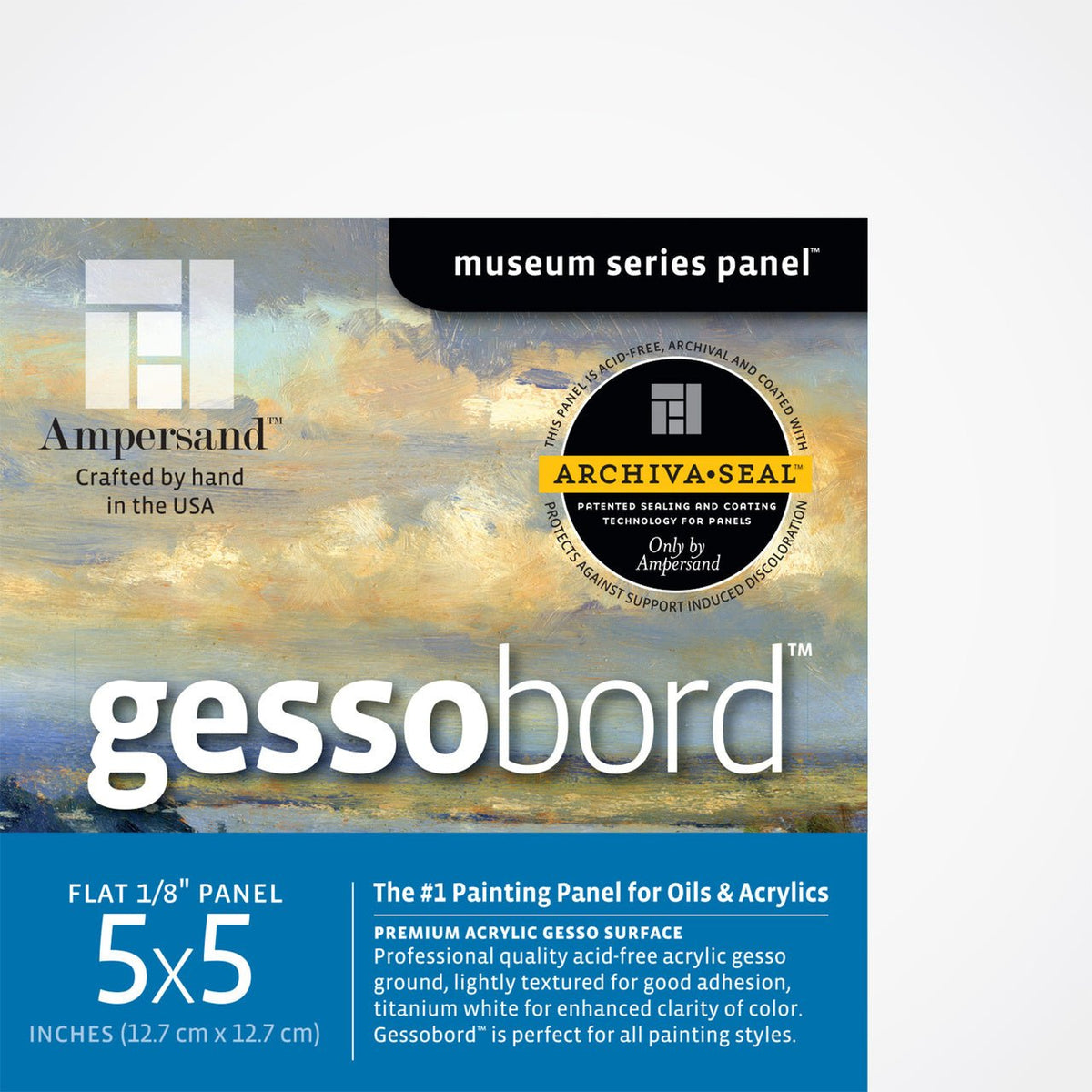 Ampersand Gessobord 5X5 (4 Pack) - merriartist.com