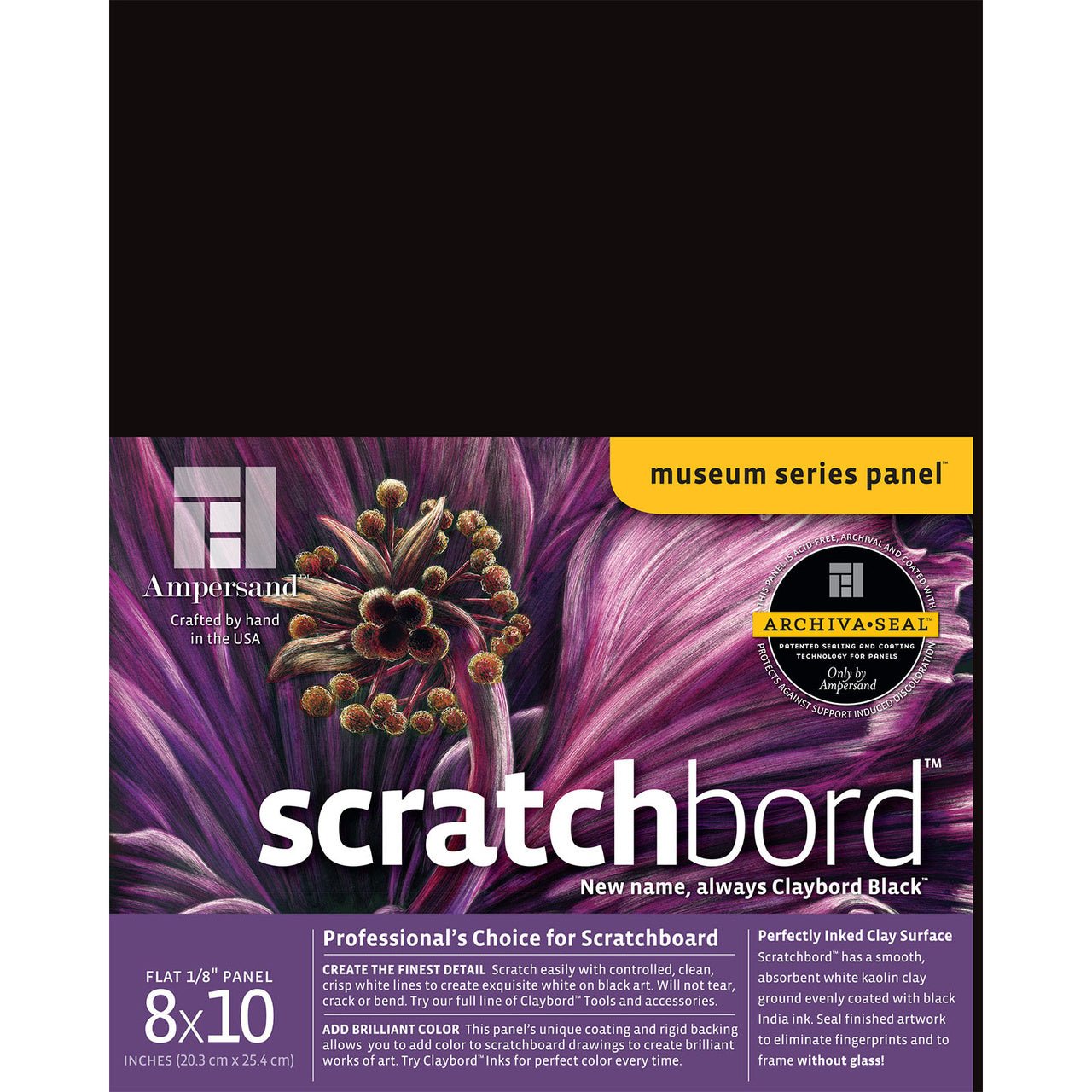 Ampersand Scratchbord 8x10 inch - merriartist.com