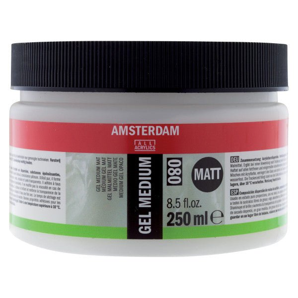 Amsterdam Gel Medium - Matt 250 ml (8.5 fl. oz.) - merriartist.com