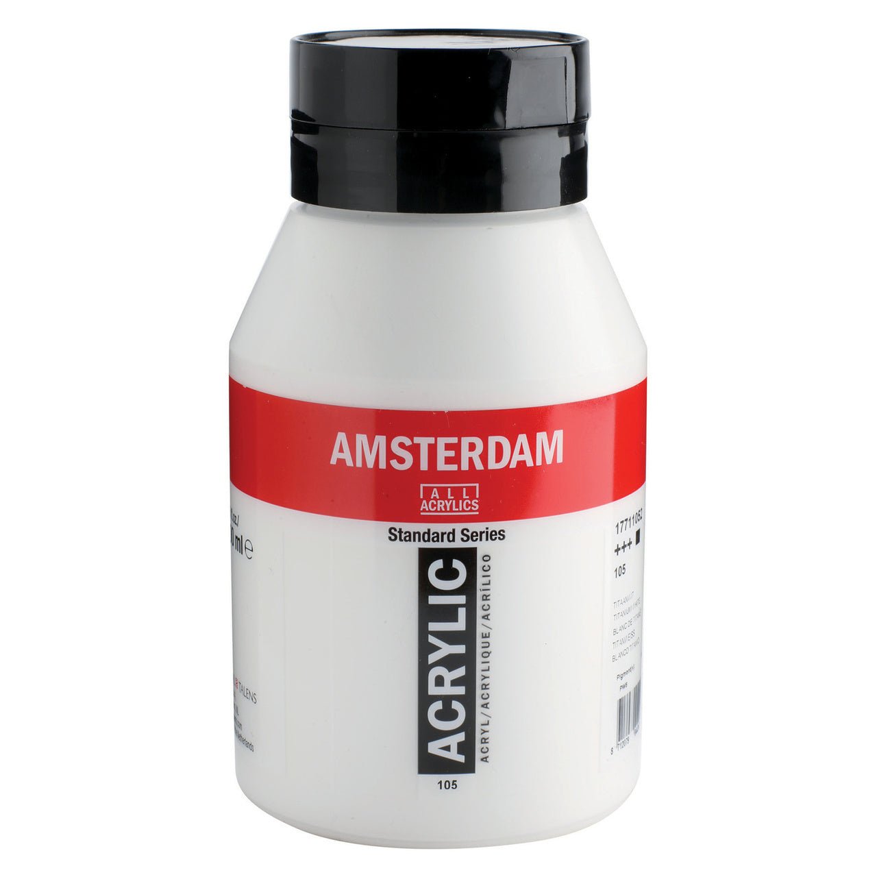 Amsterdam Standard Acrylic Paint 1000ml Jar - Titanium White - merriartist.com