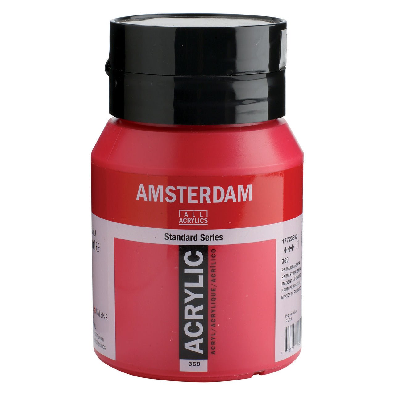Amsterdam Standard Acrylic Paint 500ml Jar - Primary Magenta - merriartist.com