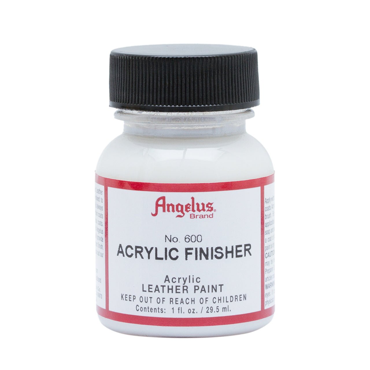 Angelus Acrylic Leather Finisher - 1 oz. Bottle - No. 600 Normal - merriartist.com