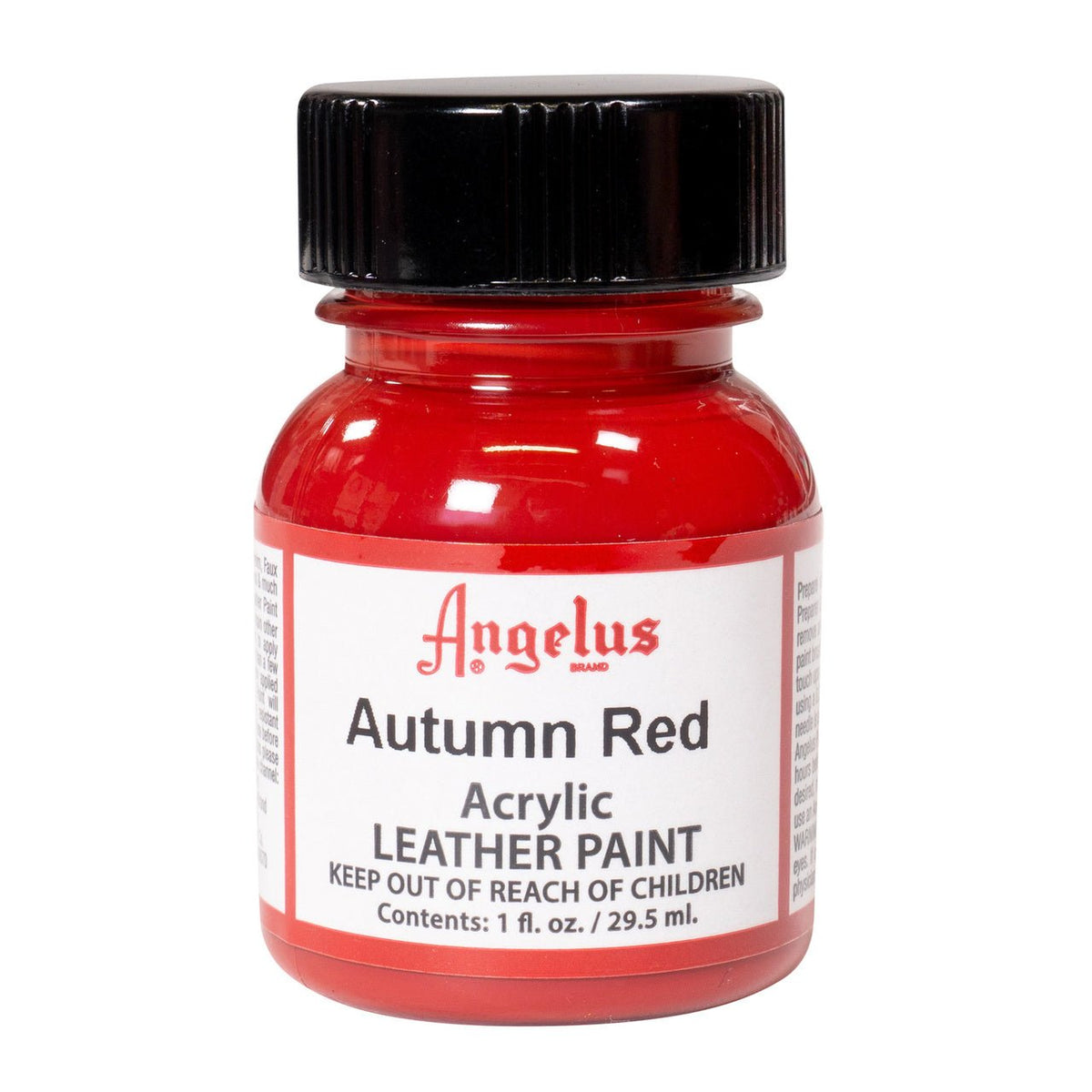 Angelus Acrylic Leather Paint - 1 oz. Bottle - Autumn Red - merriartist.com