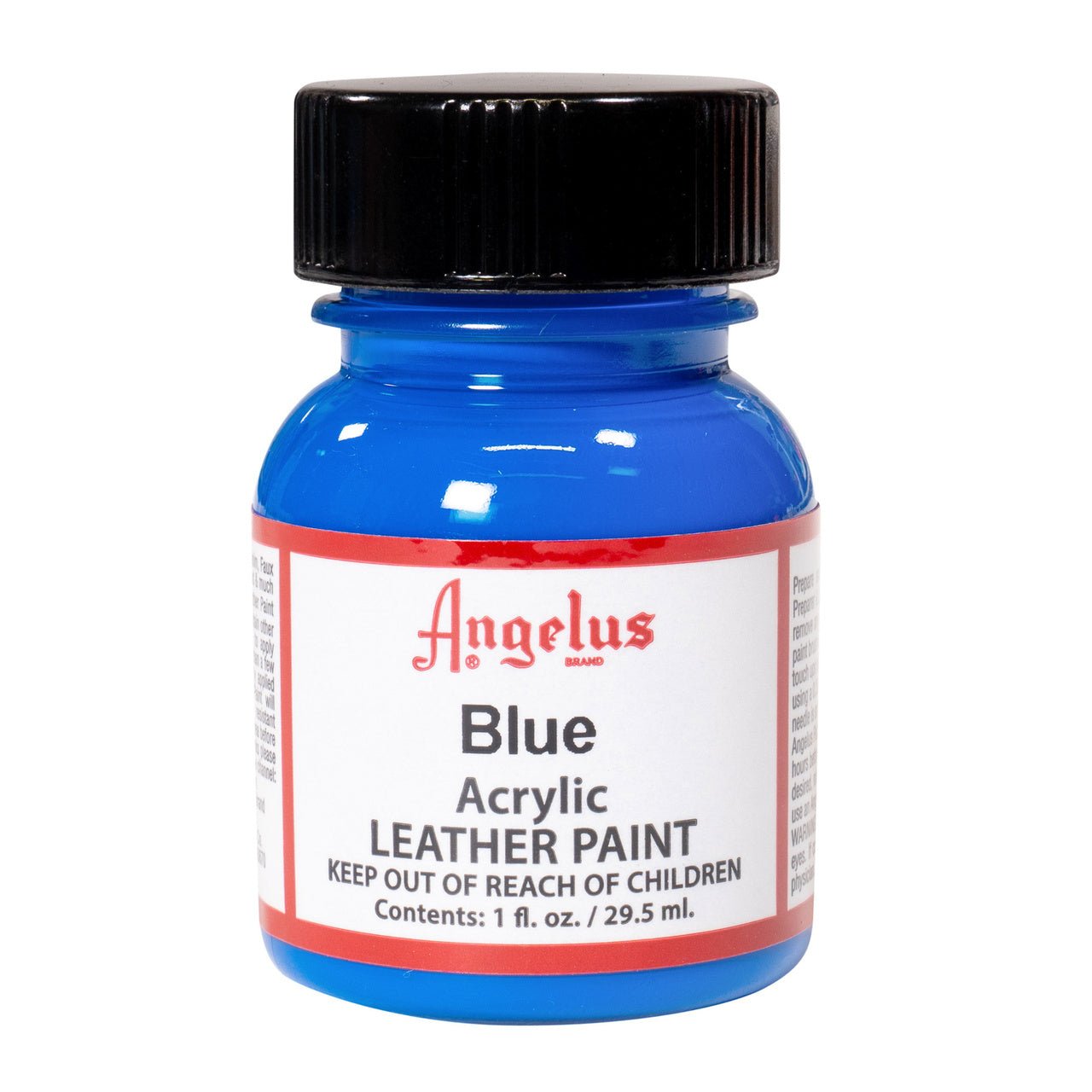 Angelus Acrylic Leather Paint - 1 oz. Bottle - Blue - merriartist.com