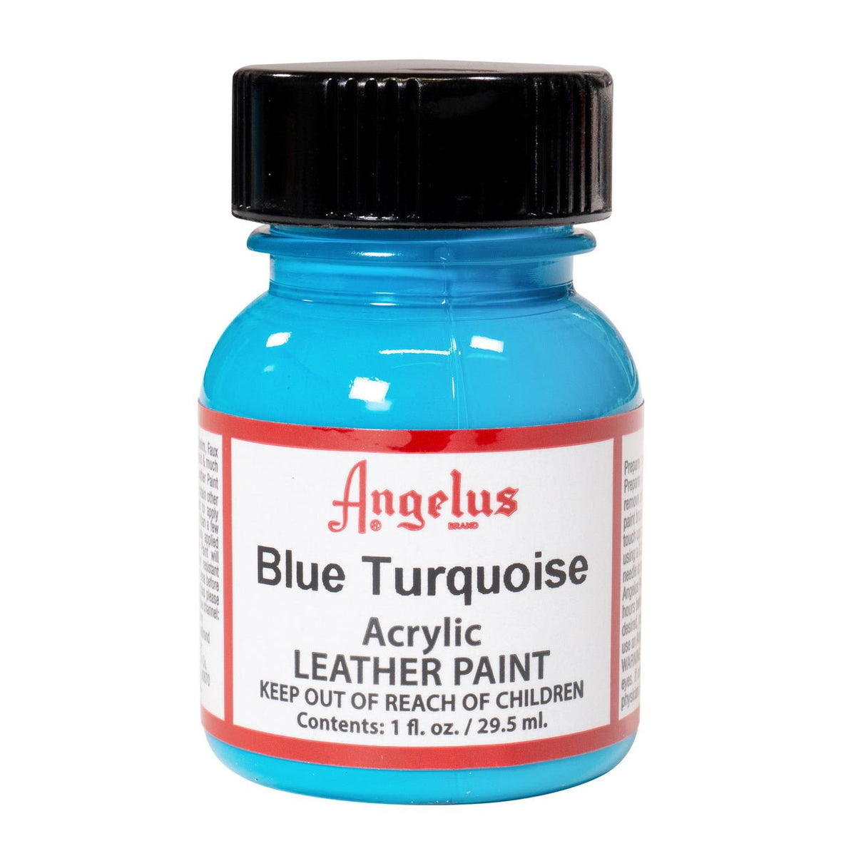 Angelus Acrylic Leather Paint - 1 oz. Bottle - Blue Turquoise - merriartist.com