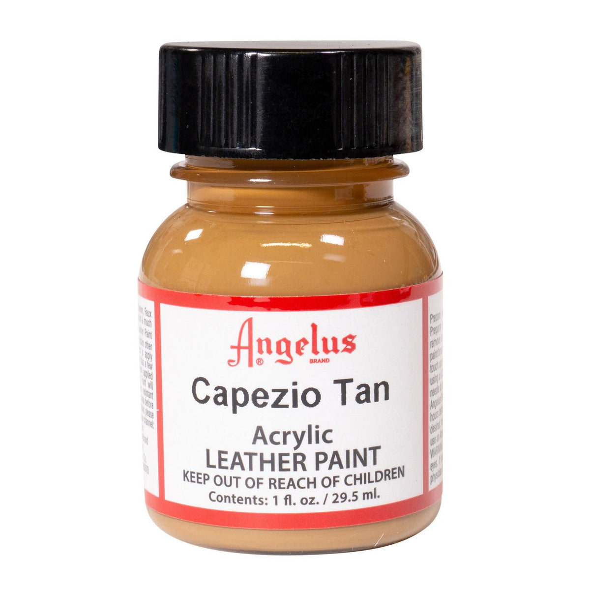 Angelus Acrylic Leather Paint - 1 oz. Bottle - Capezio Tan - merriartist.com