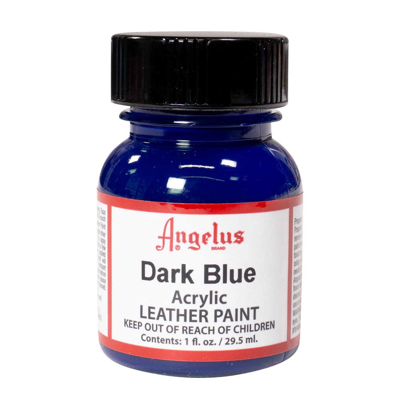 Angelus Acrylic Leather Paint - 1 oz. Bottle - Dark Blue - merriartist.com