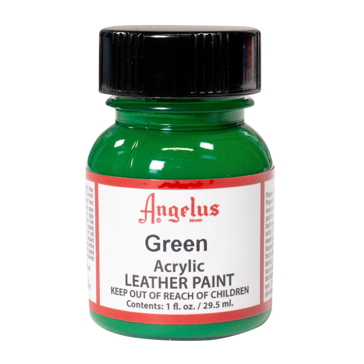 Angelus Acrylic Leather Paint - 1 oz. Bottle - Green - merriartist.com