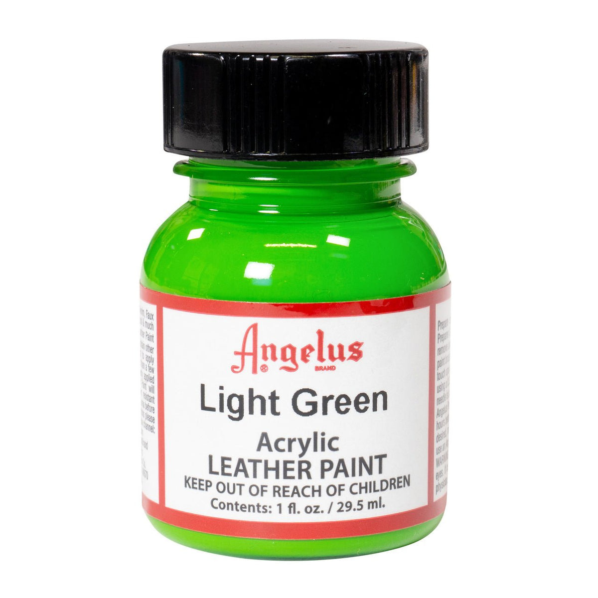 Angelus Acrylic Leather Paint - 1 oz. Bottle - Light Green - merriartist.com