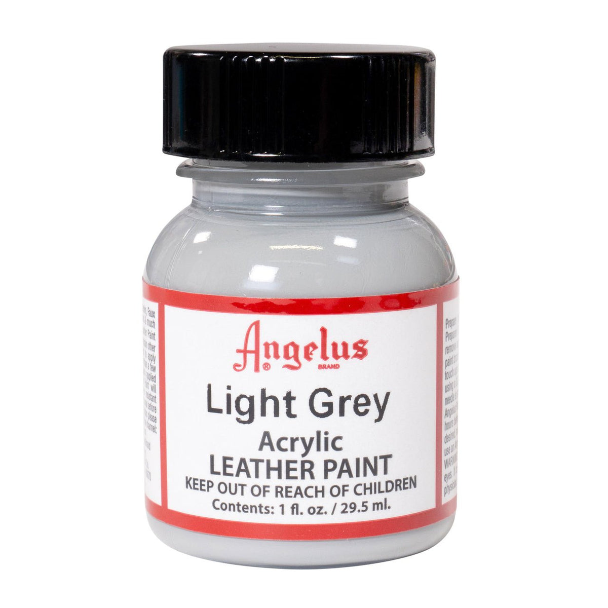 Angelus Acrylic Leather Paint - 1 oz. Bottle - Light Grey - merriartist.com
