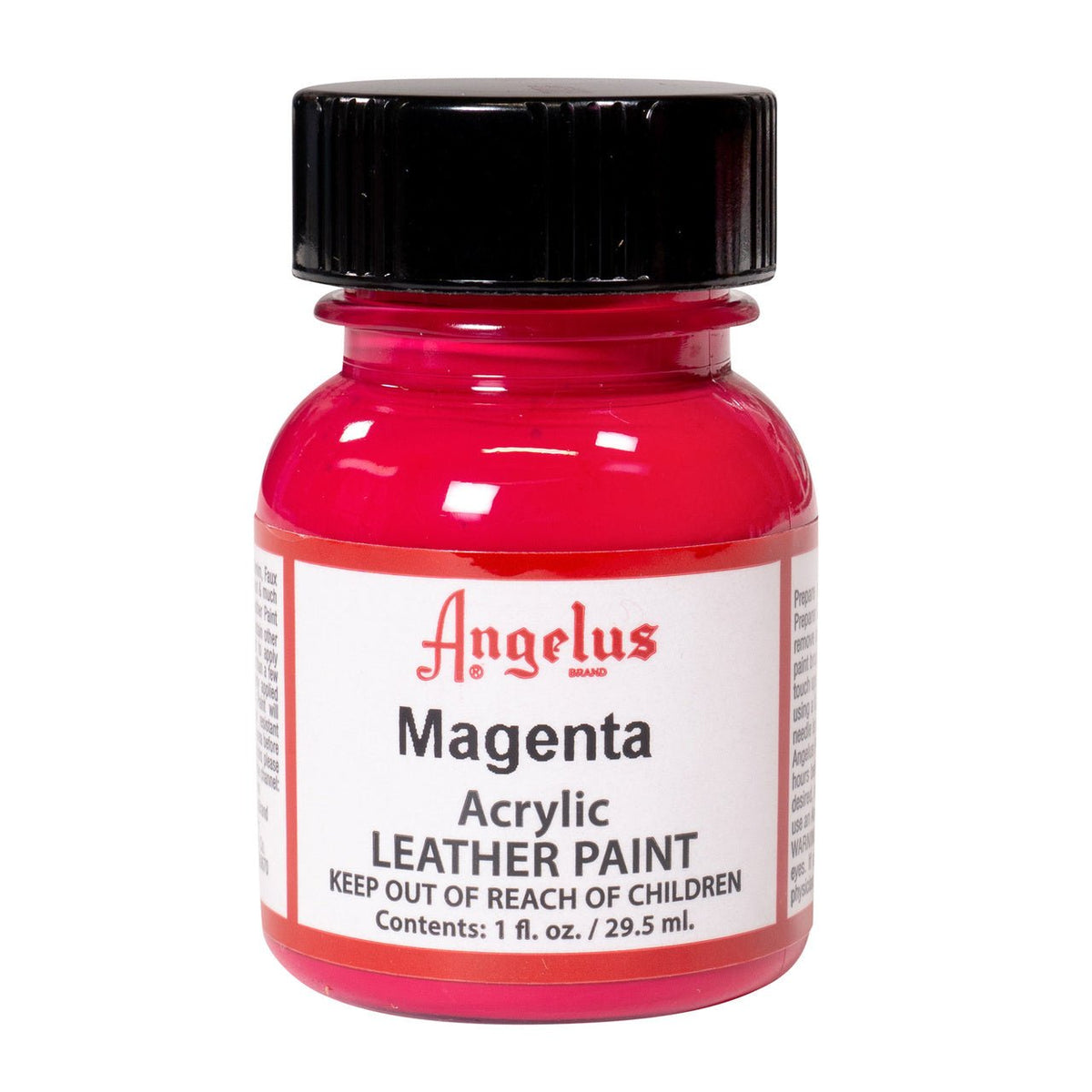 Angelus Acrylic Leather Paint - 1 oz. Bottle - Magenta - merriartist.com