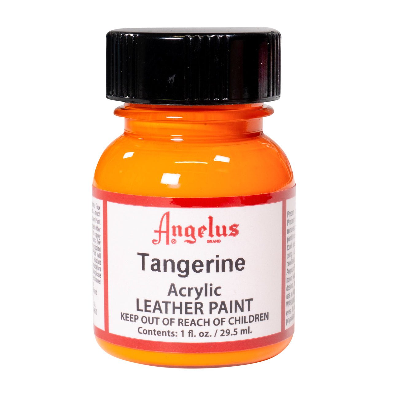 Angelus Acrylic Leather Paint - 1 oz. Bottle - Tangerine - merriartist.com