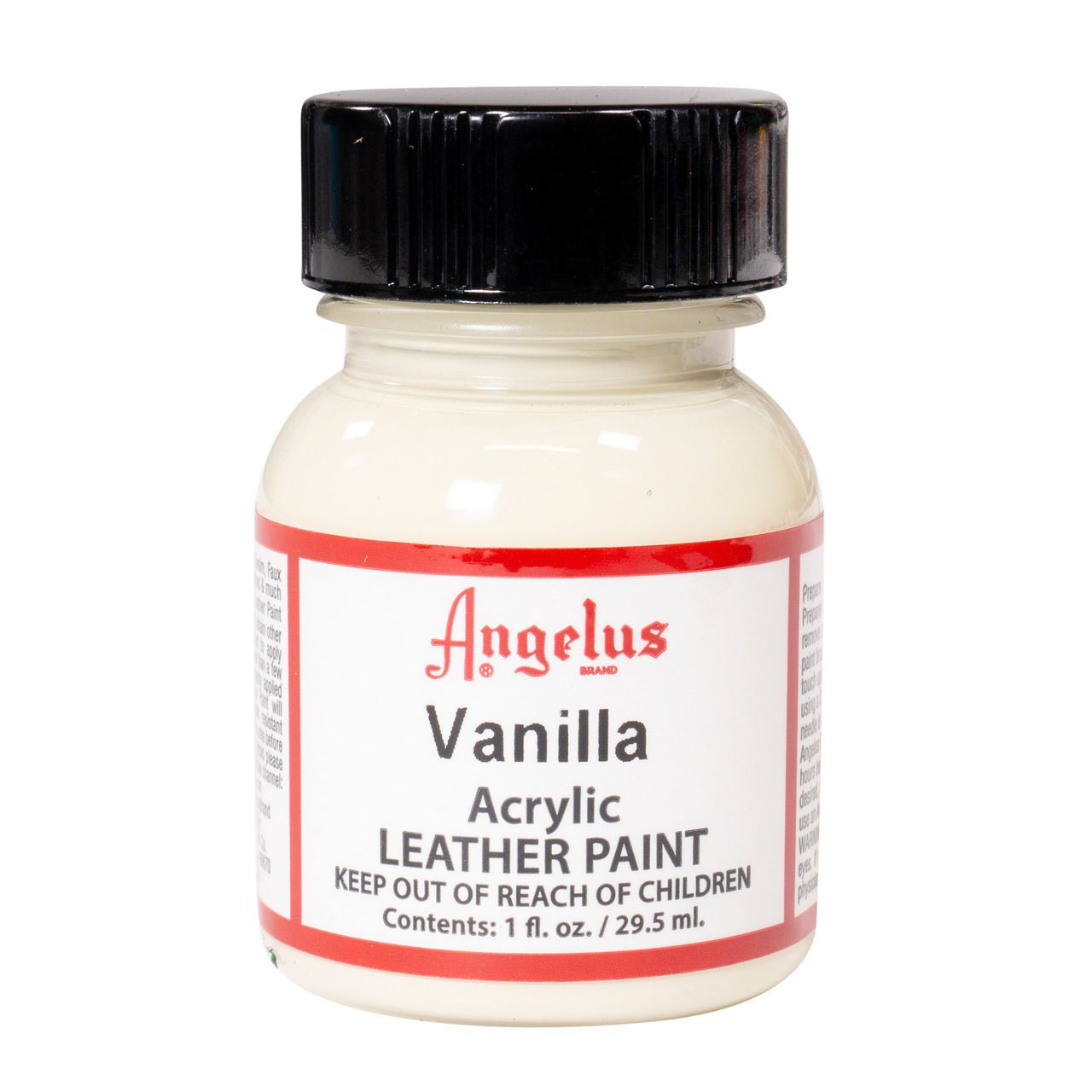 Angelus Acrylic Leather Paint - 1 oz. Bottle - Vanilla - merriartist.com