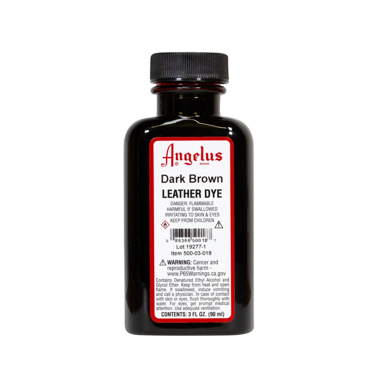 Angelus Leather Dye 3 fl oz (88.7 ml) - Dark Brown - merriartist.com