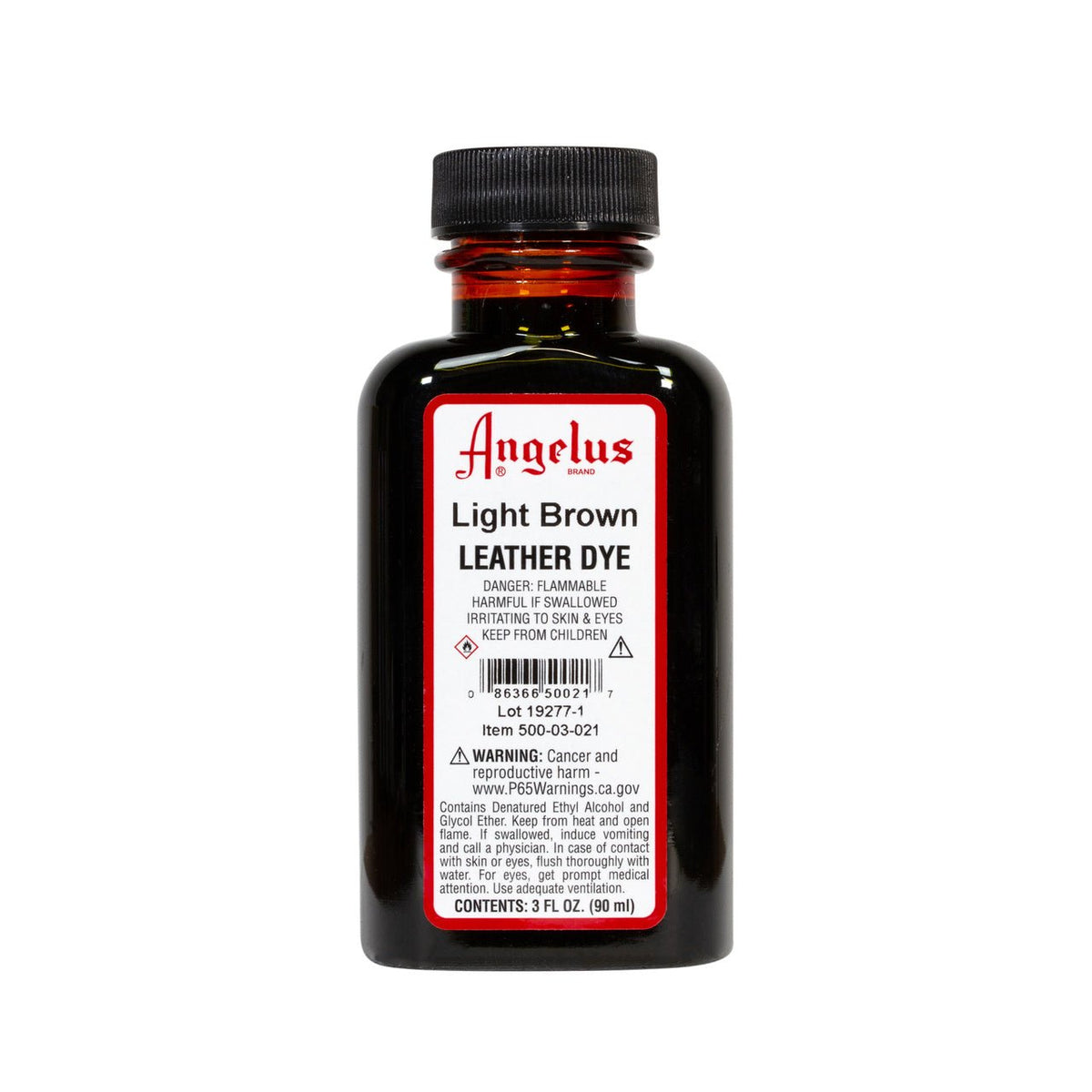 Angelus Leather Dye 3 fl oz (88.7 ml) - Light Brown - merriartist.com