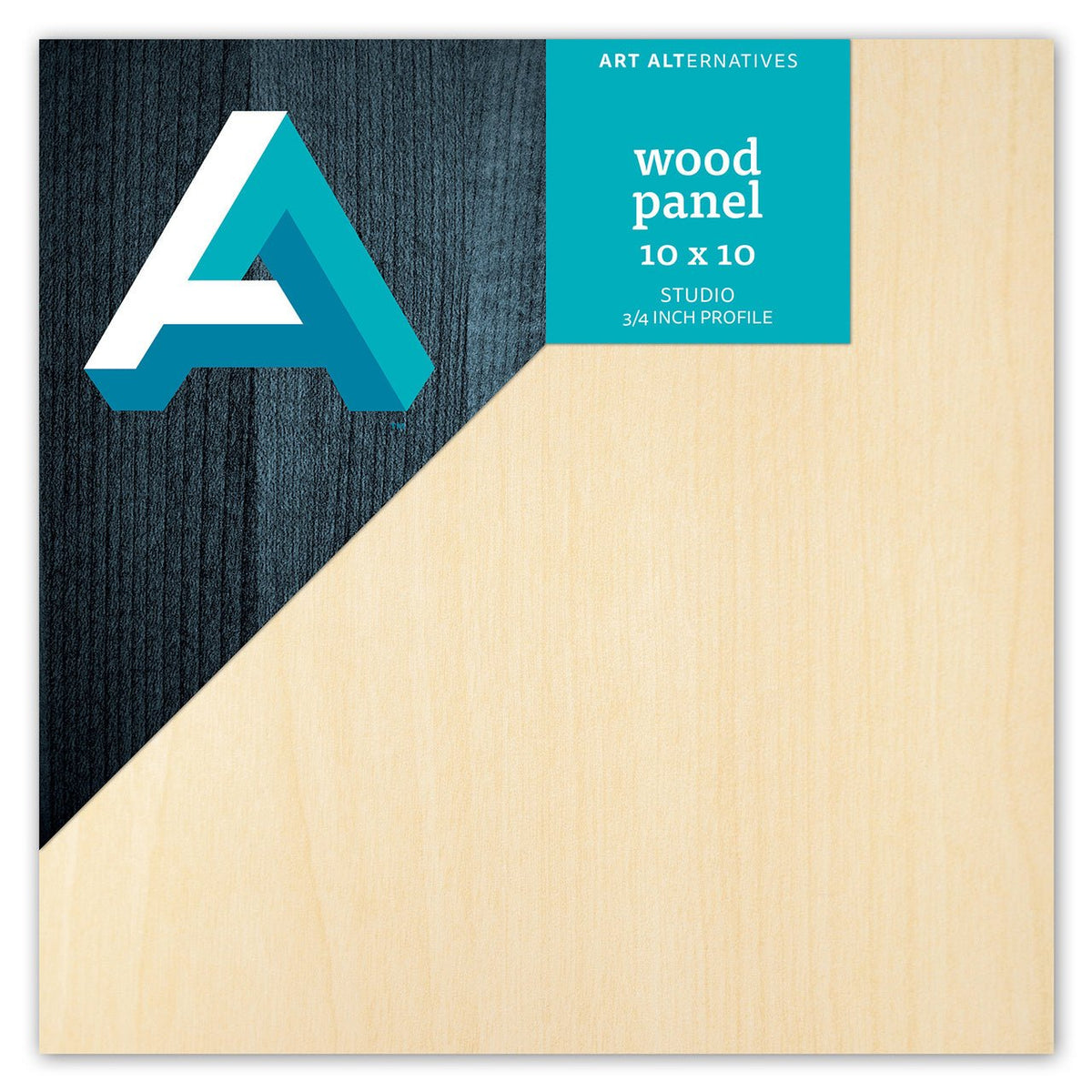 Art Alternatives Cradled Studio Birch Panel 3/4 inch Deep 10X10