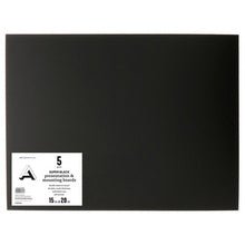 Art Alternatives Super Black Presentation & Mounting Board 15x20 inch - 5 Pack - merriartist.com