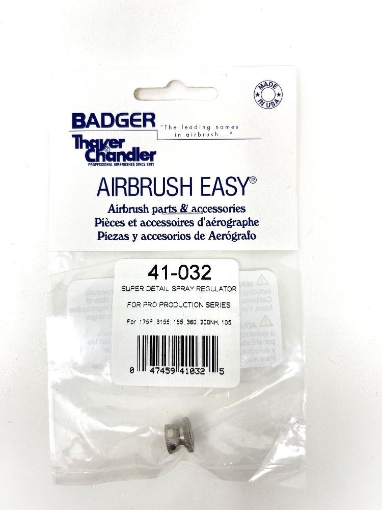 Badger Airbrush Replacement Part 41-032 Super Detail Spray Regulator - merriartist.com