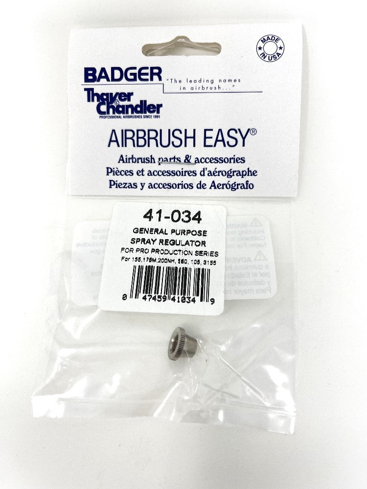Vintage Blue Silver Badger Airbrush Parts and Accessories