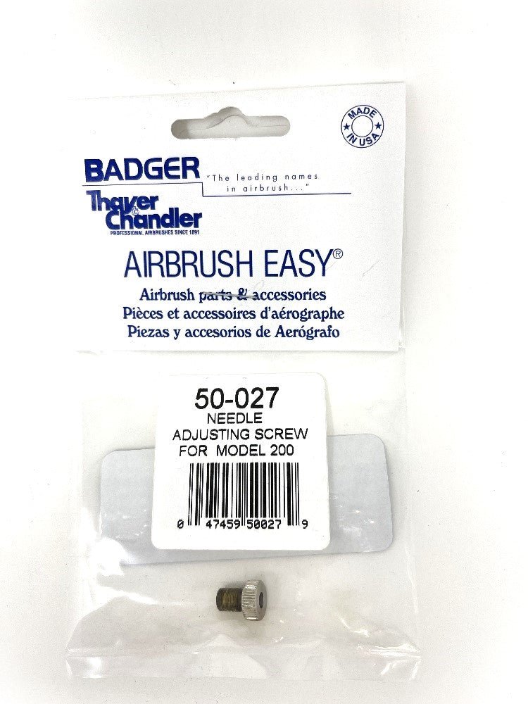 Badger Airbrush Replacement Part 50-027 Model 200 Needle Adjusting Screw - merriartist.com