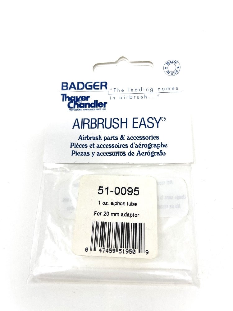 Badger Airbrush Replacement Part 51-0095 1OZ SIPHON TUBE - merriartist.com