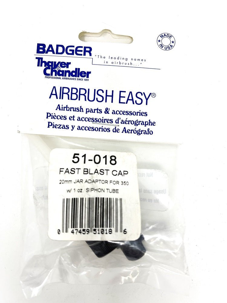 Badger Airbrush Replacement Part 51-018 20mm Fast Blast Jar Adaptor - merriartist.com