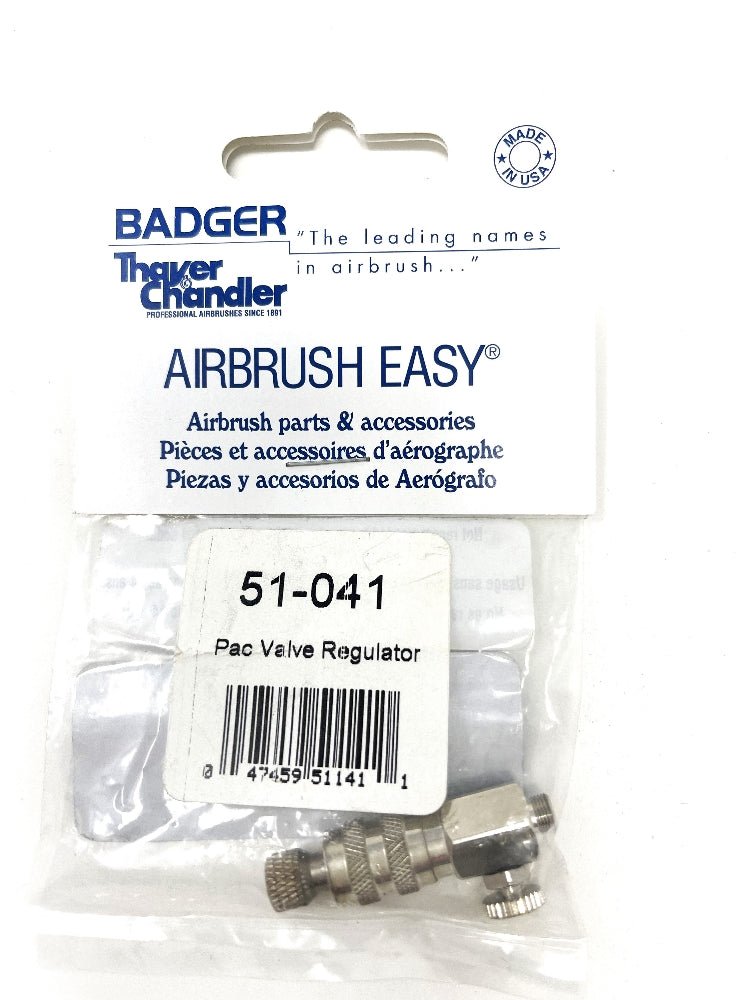 Badger Airbrush Replacement Part 51-041 PAC Valve Regulator - merriartist.com