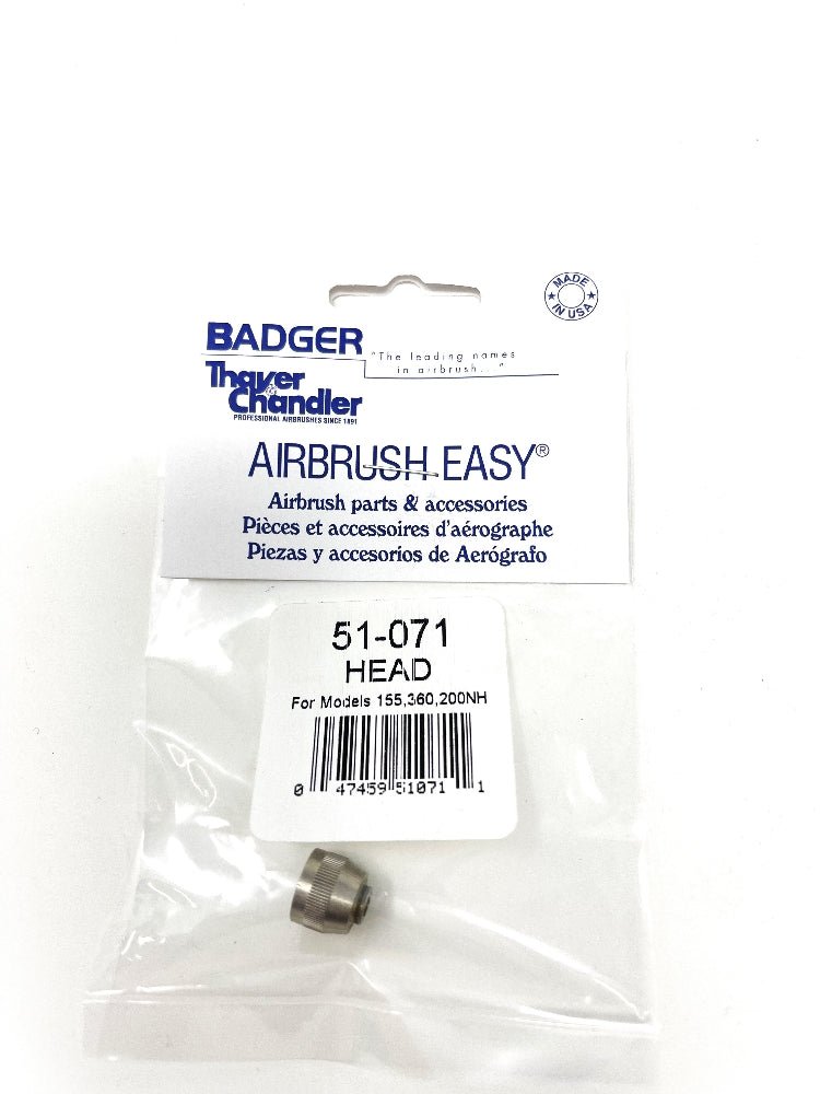 Badger Airbrush Replacement Part 51-071 Head - merriartist.com