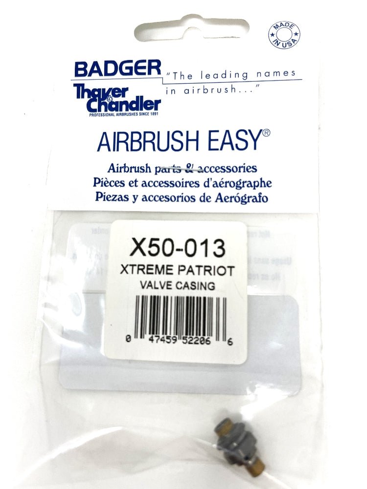 Badger Airbrush Replacement Part X50-013 Xtreme Patriot Accuracote Valve Casing - merriartist.com