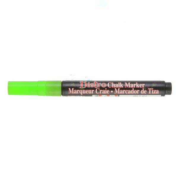 Bistro Chalk Marker 3mm Extra Fine Tip - Fluorescent Green - merriartist.com