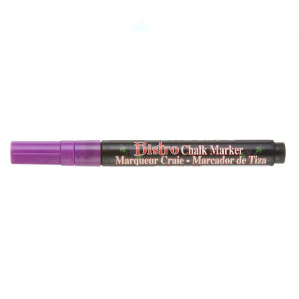 Bistro Chalk Marker 3mm Extra Fine Tip - Fluorescent Violet - merriartist.com